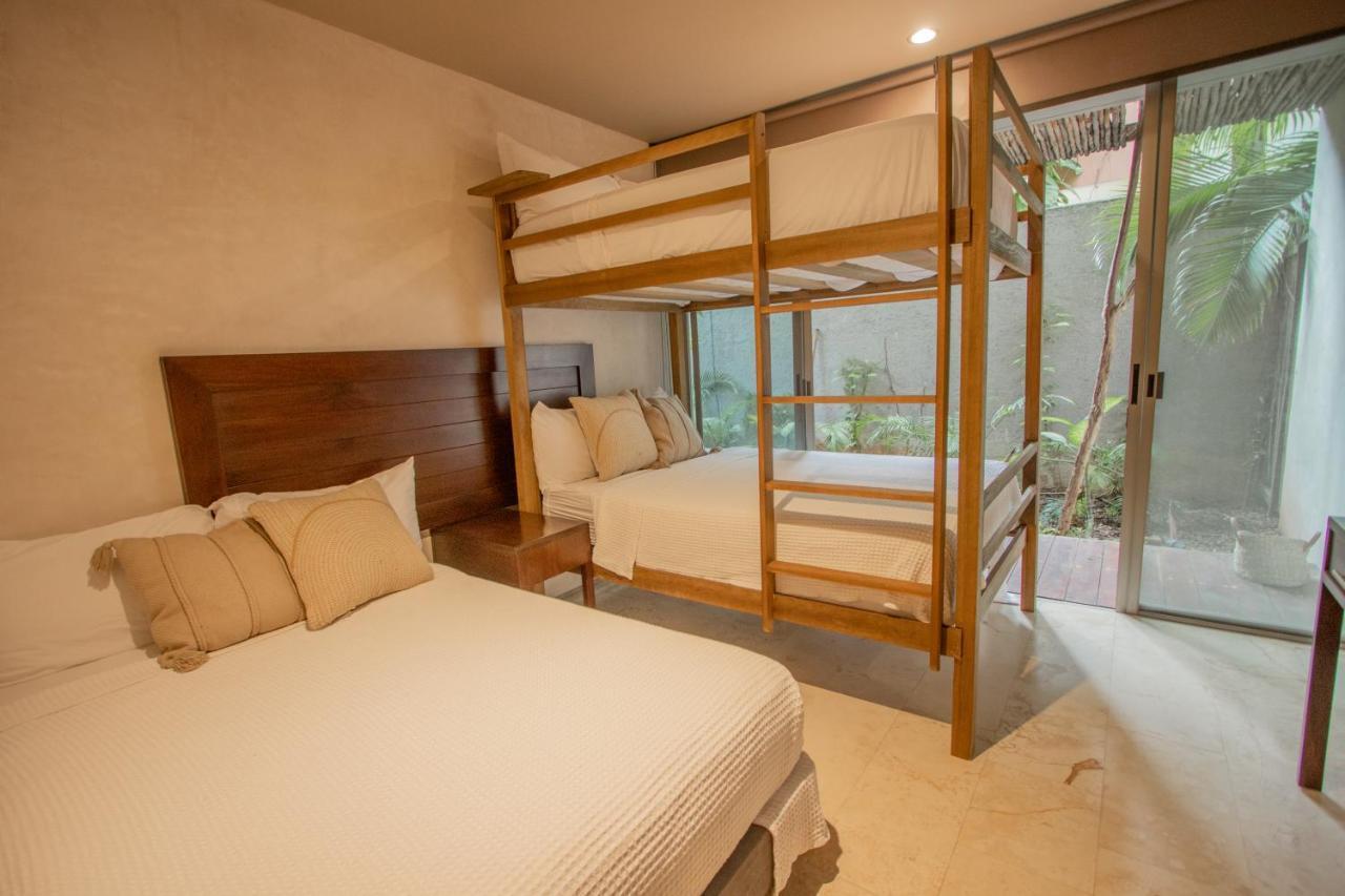 Ideal 4 Groups Aldeazama 2Br 10Pax Apt Papaya Playa Tulum Pueblo Buitenkant foto