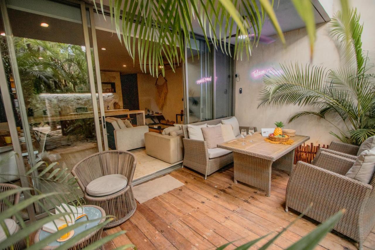 Ideal 4 Groups Aldeazama 2Br 10Pax Apt Papaya Playa Tulum Pueblo Buitenkant foto